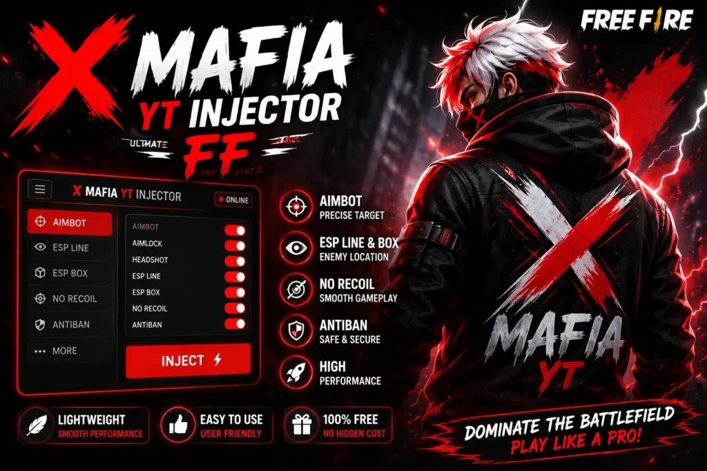 X Mafia YT injector pro Version for androids and desktops.