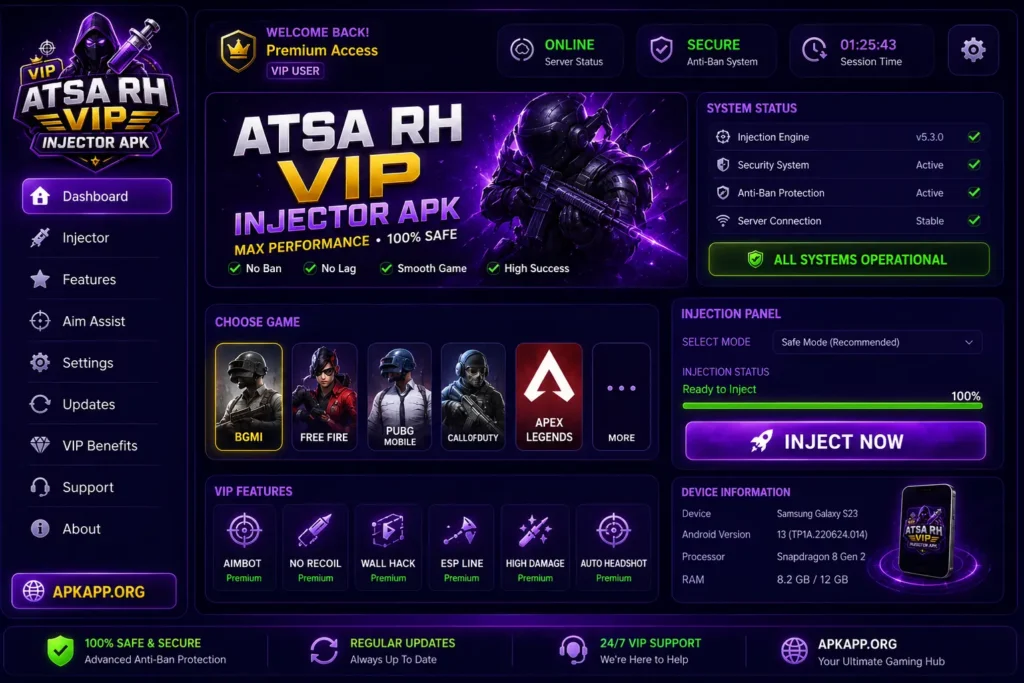 ATSA RH VIP Injector 